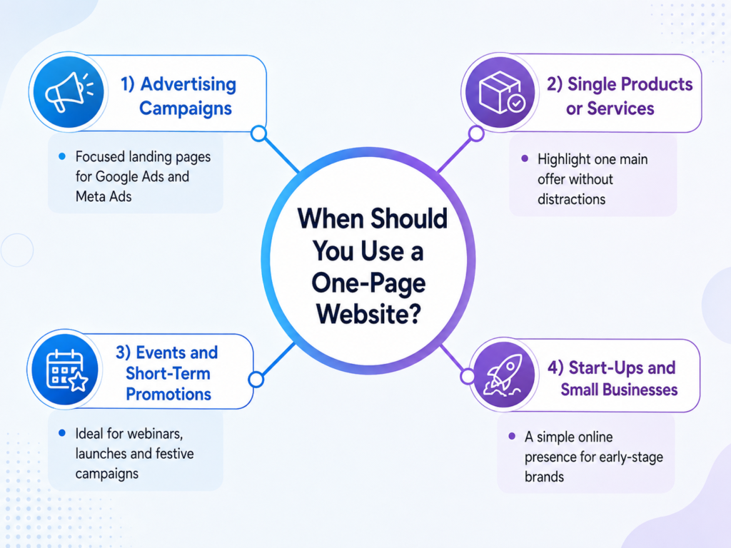 When Should You Use a One-Page Website?