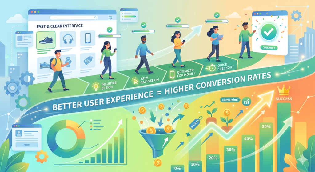 Better User Experience = High Conversion Rate