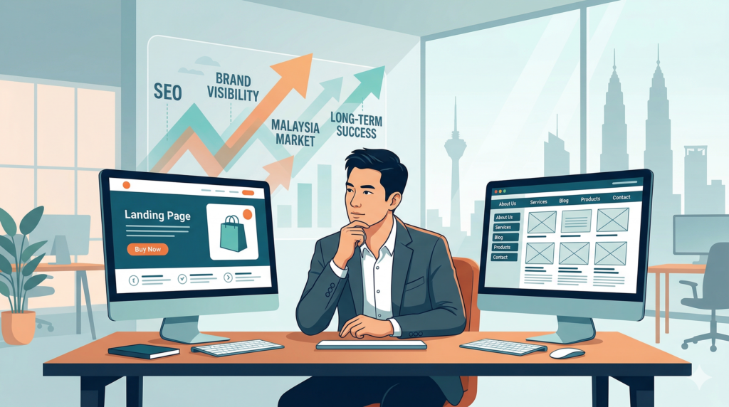 Landing Page vs Website