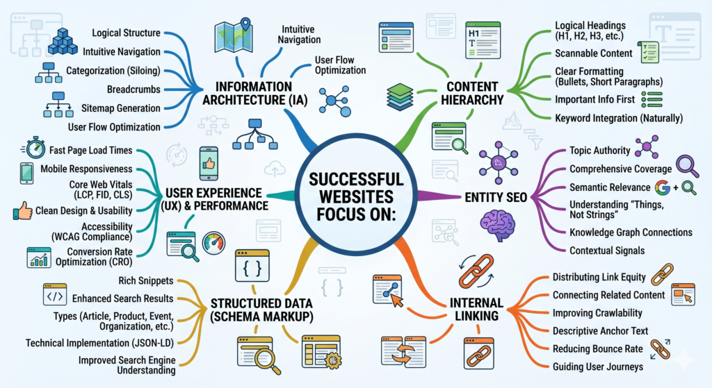 Successful websites focus 