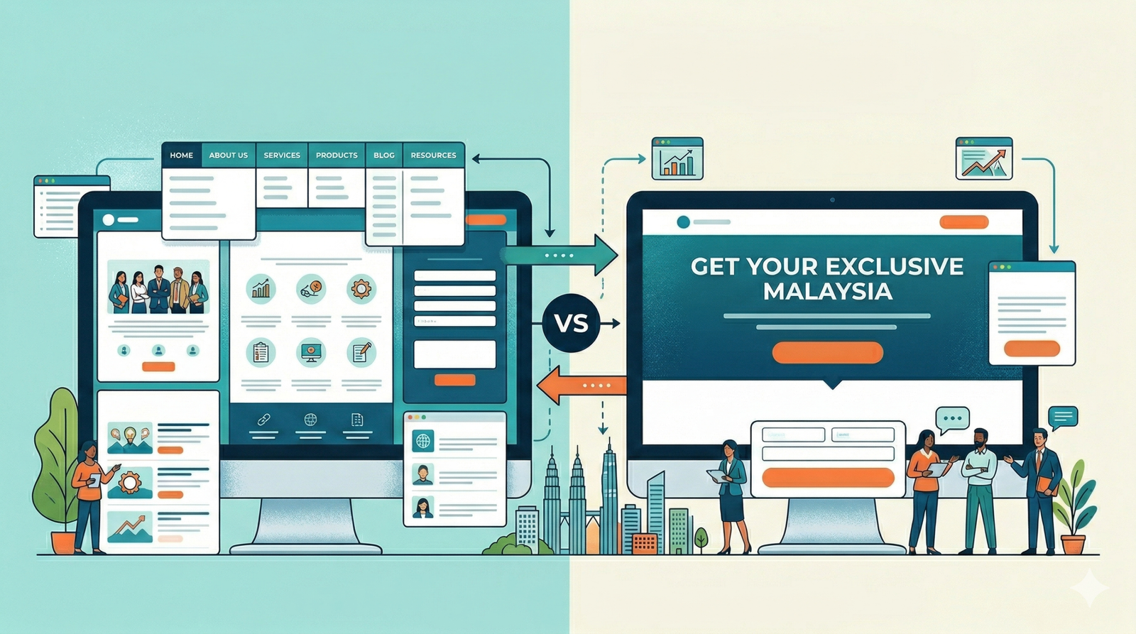 Landing Page vs Website