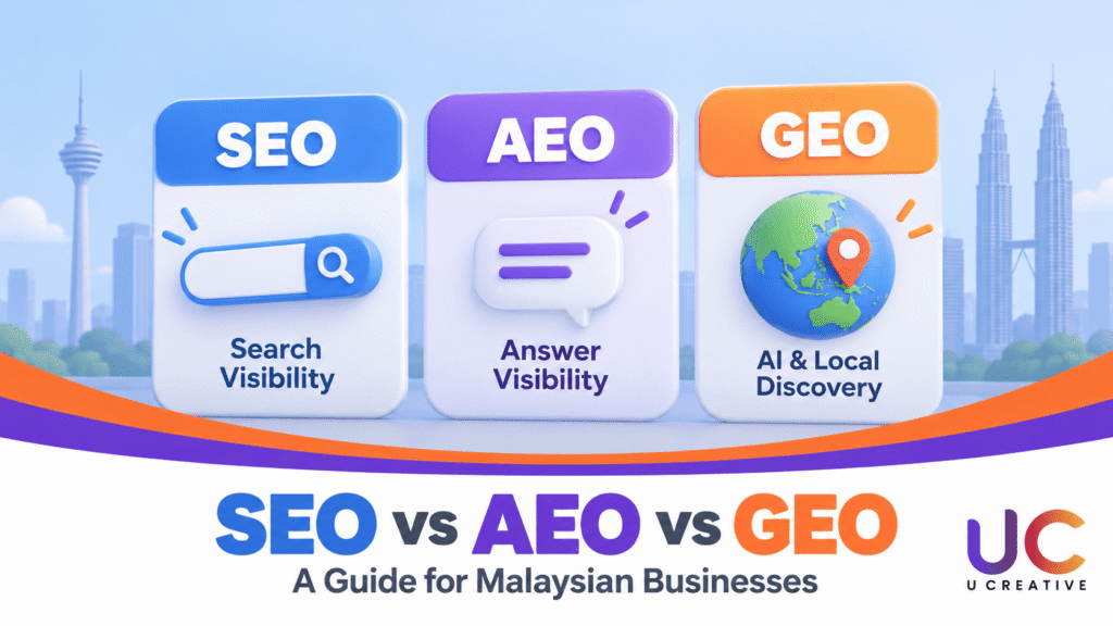 SEO vs AEO vs GEO in Malaysia