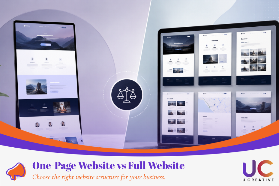 UC_One-Page vs Full Website