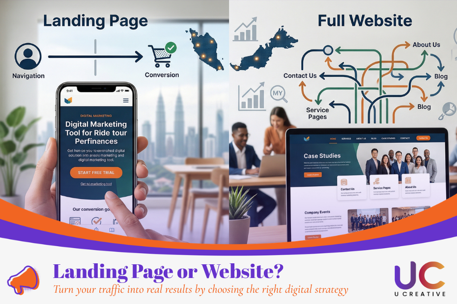 Landing Page vs Website