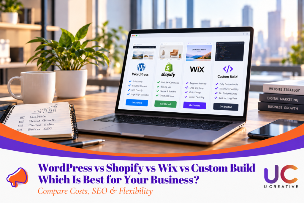 Choosing the best website platform for your business, from WordPress and Shopify to Wix and custom builds
